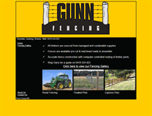 Tablet Screenshot of gunnfencing.com.au